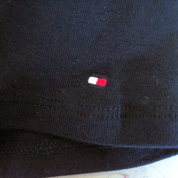 TOMMY HILFINGER-Girls Tank Top Size S/P-Blue With-Bows On Shoulders 100% Cotton - Picture 4 of 6